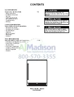 Preview for 2 page of Silhouette Select dar154blsst Owner'S Use And Care Manual