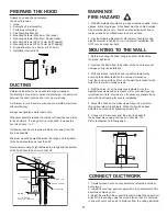 Предварительный просмотр 5 страницы Silhouette Select DWRH301GSST Owner'S Manual