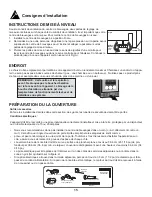 Предварительный просмотр 18 страницы Silhouette DBC031D4BSSPR Owner'S Use And Care Manual