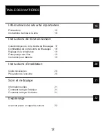 Preview for 13 page of Silhouette DBC2760BLS Owner'S Manual