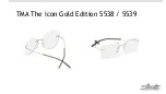 Preview for 4 page of Silhouette Elegance Rimless Light Facette 5536 Technical Instructions