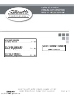 Silhouette Professional SPRBC056D1SS Owner'S Manual предпросмотр