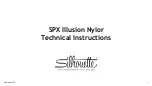 Silhouette SPX Illusion Nylor Technical Instructions preview