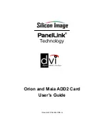 Silicon Image Maia User Manual preview