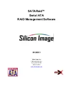 Silicon Image SATA RAID FOR SILICON IMAGE Manual preview