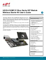 Silicon Laboratories Blue Gecko BGM121 User Manual preview