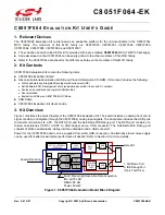 Preview for 1 page of Silicon Laboratories C8051F064-EK User Manual