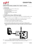 Silicon Laboratories C8051F38X User Manual preview