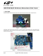 Silicon Laboratories C8051F850 BLDC Reference Design Quick Start Manual preview