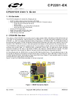 Preview for 1 page of Silicon Laboratories CP2201 User Manual