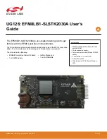 Preview for 1 page of Silicon Laboratories EFM8LB1-SLSTK2030A User Manual