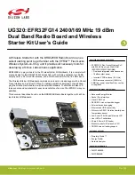 Предварительный просмотр 1 страницы Silicon Laboratories EFR32FG14 User Manual