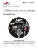 Preview for 1 page of Silicon Laboratories SENSOR PUCK User Manual