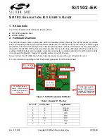 Preview for 1 page of Silicon Laboratories Si1102EK User Manual