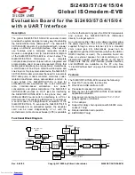 Preview for 1 page of Silicon Laboratories Si2493/57/34/15/04-EVB Manual