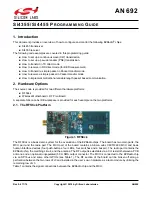 Preview for 1 page of Silicon Laboratories Si4455 Series Programming Manual