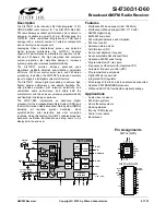 Silicon Laboratories SI4730 User Manual preview