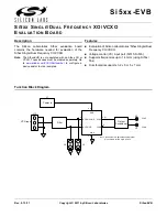 Silicon Laboratories Si5-EVB Series Manual preview