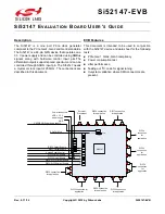 Silicon Laboratories Si52147 User Manual preview