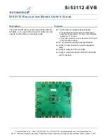 Preview for 1 page of Silicon Laboratories Si53112 User Manual