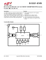 Preview for 1 page of Silicon Laboratories Si5321-EVB Manual