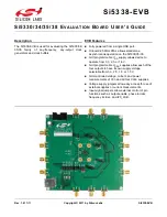 Silicon Laboratories Si5338-EVB User Manual preview