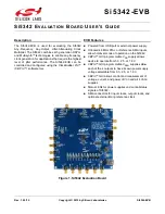 Silicon Laboratories Si5342-EVB User Manual preview