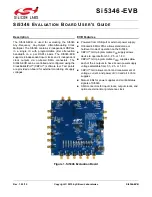 Silicon Laboratories Si5346-EVB User Manual preview