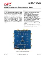 Preview for 1 page of Silicon Laboratories Si5347-EVB User Manual