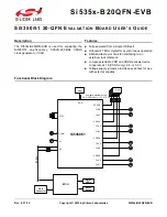 Preview for 1 page of Silicon Laboratories Si5350/51-B20QFN-EVB User Manual