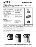 Silicon Laboratories SI5351A Product Manual preview