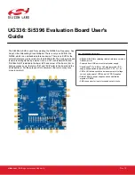 Silicon Laboratories Si5396J-A-EVB User Manual preview