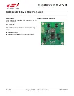 Silicon Laboratories Si886xxISO-EVB Series User Manual preview