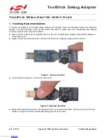 Preview for 1 page of Silicon Laboratories ToolStick Debug Adapter User Manual