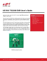 Silicon Laboratories TS3300 User Manual preview