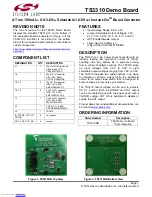 Preview for 1 page of Silicon Laboratories TS3310DB Quick Start Manual