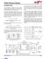 Preview for 2 page of Silicon Laboratories TS3310DB Quick Start Manual