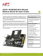 Silicon Laboratories WGM160P User Manual предпросмотр