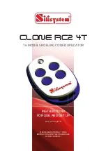 SILISYSTEM CLONE RC2 4T Instructions For Use preview