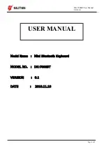 SILITEN DK-7000BT User Manual preview