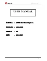 SILITEN DK-8061RM User Manual preview