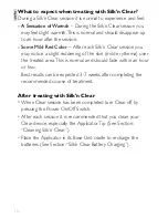 Preview for 12 page of SILKN CLEAR Instructions For Use Manual