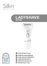 Silk'n LADYSHAVE Instructions For Use Manual preview