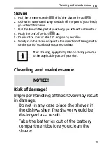 Preview for 13 page of Silk'n LADYSHAVE Instructions For Use Manual