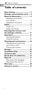 Предварительный просмотр 2 страницы Silk'n TB-1458 User Manual