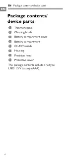 Предварительный просмотр 4 страницы Silk'n TB-1458 User Manual