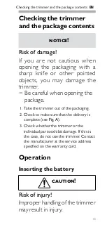 Предварительный просмотр 11 страницы Silk'n TB-1458 User Manual