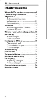 Предварительный просмотр 20 страницы Silk'n TB-1458 User Manual