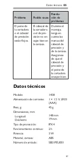 Предварительный просмотр 87 страницы Silk'n TB-1458 User Manual