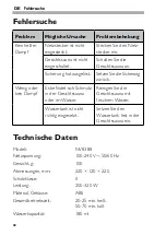 Предварительный просмотр 42 страницы Silk'n VITALSTEAM NV8388 User Manual